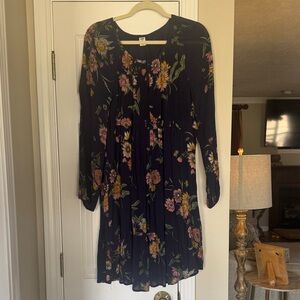 Floral Long Sleeve Dress